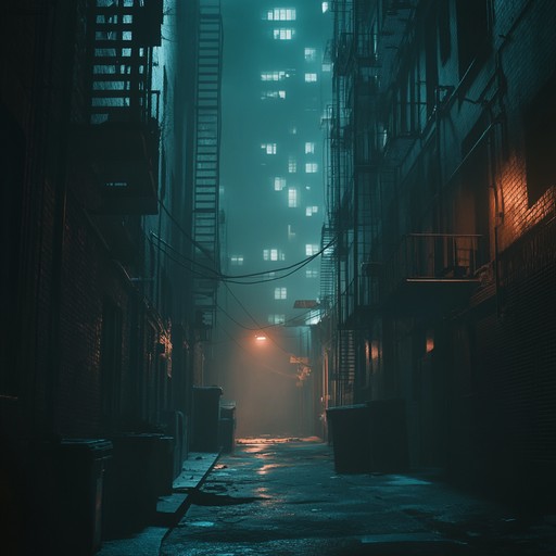 An exploration of urban decay through sound, featuring eerie synth textures and deep reverberations. This dark wave composition reflects the quiet loneliness and haunting beauty of a city at night, inviting introspection and mystery.