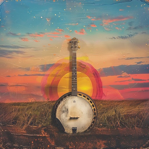 Imagine a vast open prairie as the sun sets, but colored with a palette of whimsical, trippy hues. This instrumental track blends the familiar strumming of country guitars with ethereal, floating synths, creating an otherworldly experience that feels both rooted and cosmic. Listen to the twang of the banjo while drifting through ambient soundscapes.