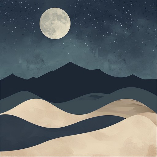 Immerse yourself in an entrancing musical experience that captures the serene yet mystical atmosphere of a desert night. This instrumental track features traditional instruments, rhythmic patterns, and a hypnotic melody that together evoke a sense of timelessness and wonder.