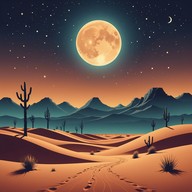 haunting melody evokes a surreal desert journey