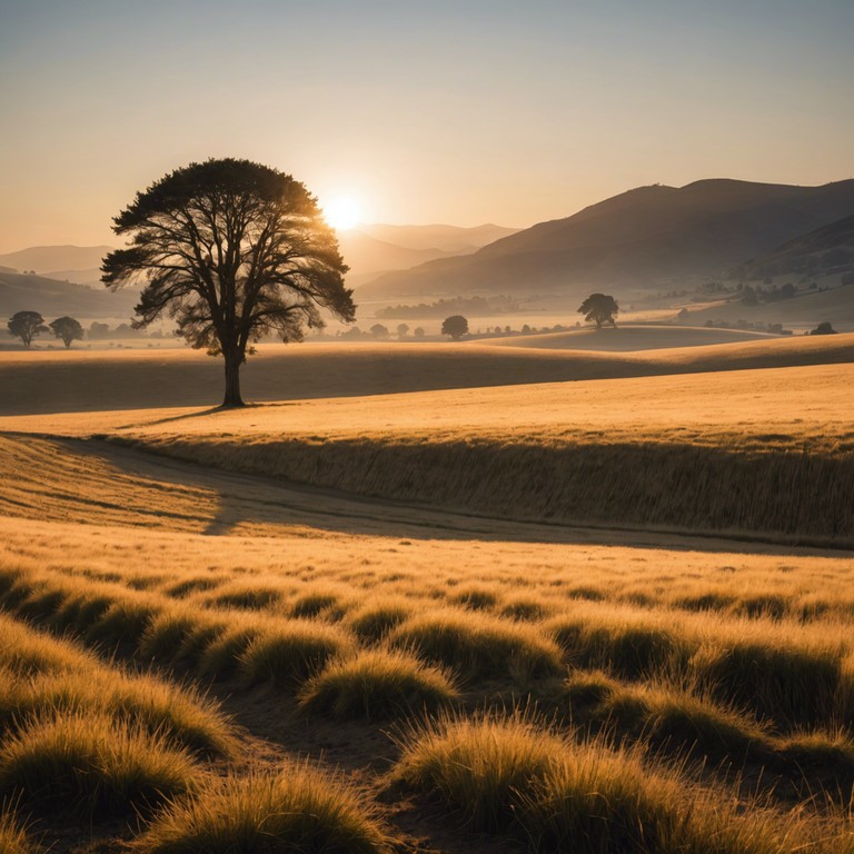 This composition symbolizes the heroic and triumphant return of protagonists at the break of dawn, characterized by a swelling, orchestral arrangement that gradually builds from soft woodwinds to a bold, grand french horn led melody. The music captures the first rays of sunlight breaking over a quiet landscape, heralding a new day filled with hope and victory.