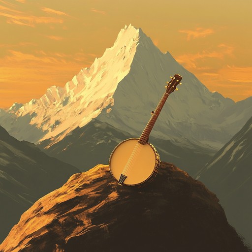 An energetic and uplifting instrumental bluegrass piece featuring fast paced banjo melodies, resonating with the spirit of triumph and the joy of overcoming obstacles. The song captures the essence of perseverance and the exhilaration of reaching the summit after a long journey through rolling hills and valleys.