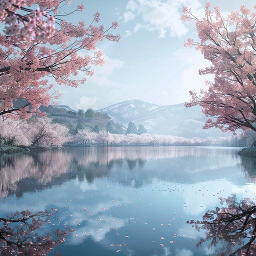 An ambient instrumental that captures cherry blossoms' beauty drifting through the air. Tender melodies blend with soft beats, evoking longing and nostalgia, yet threaded with hopeful undertones, reminding of new beginnings from bittersweet memories.