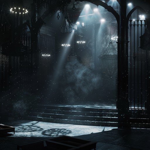 Sinister and alluring, this glam inspired instrumental piece blends haunting melodies with sparkling riffs, creating a dark yet glamorous soundscape. The electric guitar leads with eerie tunes that draw listeners into a world of mysterious, glittering darkness.