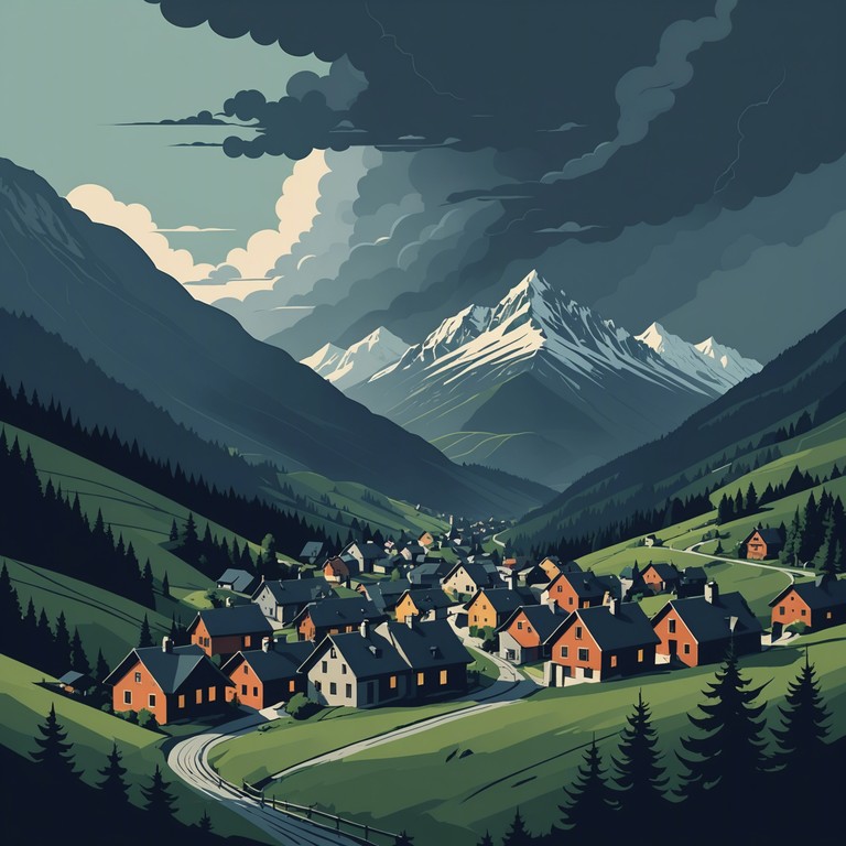 This track is a rebellion in musical form, where the fiery aggression of electric guitar disrupts the calm of traditional schlager, embodying a storm of emotions amidst alpine serenity.