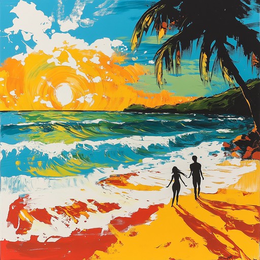 A light hearted latin instrumental fusing tango rhythms with sunny, carefree vibes. Imagine a tropical paradise where you dance with the waves at a lively beach party.