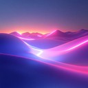 mysterious synthwave vibes in a futuristic desert landscape