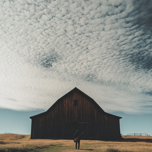 An inspiring instrumental combining traditional americana with modern folk elements, showcasing heartfelt fiddle and resonant banjo, capturing the essence of america's heartland.