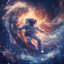 an instrumental future bass track exploring the depths of space