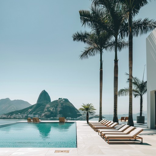 This smooth instrumental bossa nova track features a classic guitar and piano combo, creating a warm and inviting atmosphere that transports the listener to the sandy shores of rio de janeiro. The gentle rhythms and lush harmonies evoke feelings of relaxation and contentment, making it the ideal soundtrack for lazy afternoons spent soaking up the sun and enjoying the company of good friends.