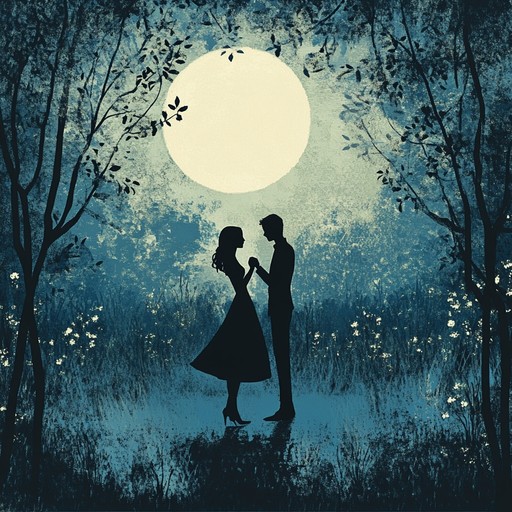 Feel the pulsating beats of desire and affection emanating under the moonlit sky, carried by exquisite orchestral arrangements, telling a story of love and longing