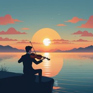uplifting emo melody with orchestrated strings