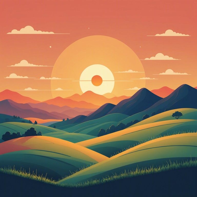 Echoes of appalachian joy captures the spirited essence of high altitude living with an engaging banjo performance. The melody intertwines with rhythmic precision, casting a vibrant soundscape that entices the feeling of adventure and the beauty of nature's highland vistas.