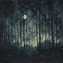 haunting atmospheres echoing through a moonlit forest's shadows.