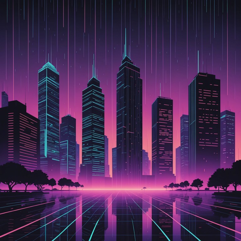 Neon dreams unfurl transports the listener to a high tech urban landscape where digital synths blend with the rhythmic pulsations of a distant, imagined future. The track uses complex, layered electronic beats to create an atmosphere that's both eerie and exhilarating, reflecting the dual nature of technology and humanity.