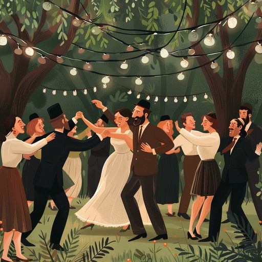 A passionate and lively klezmer dance track featuring the stirring and dynamic melodies of the violin. This composition brings together traditional jewish musical elements with heartfelt string performances, capturing the essence of a joyful wedding celebration. The energetic rhythms and emotional swells make this track perfect for evoking a sense of community, tradition, and exuberance.