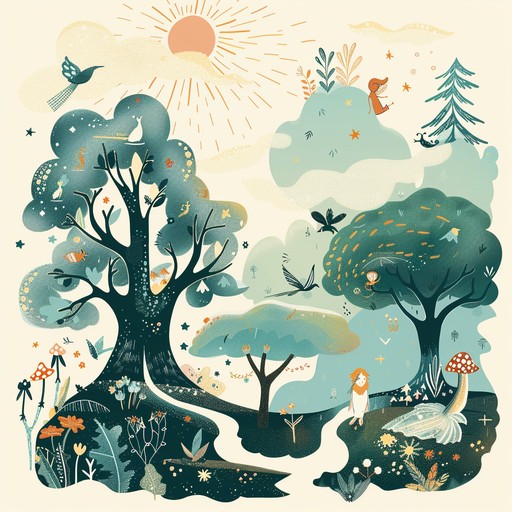 Step into a world of enchantment with this tuneful track that captures the essence of a magical forest, featuring playful and whimsical elements that transport the listener to a land of make believe and delight.