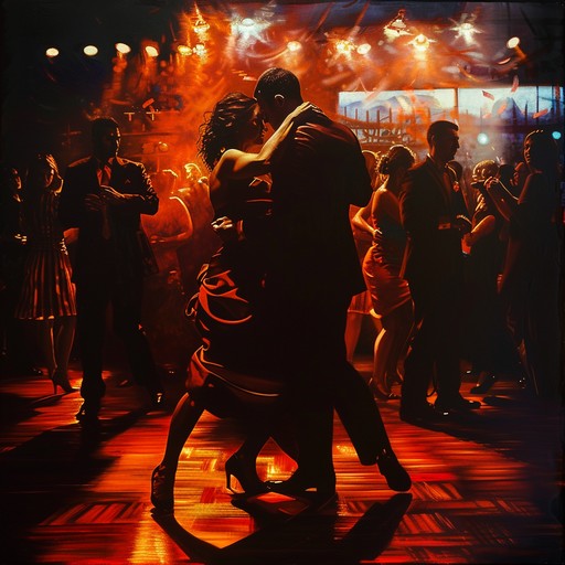 This instrumental tango captures the energetic essence of a passionate night, featuring sharp accordion melodies and rhythmic guitar strums, making listeners feel the fire and spirit of the dancefloor.