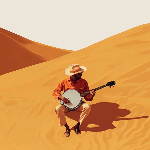 This piece combines traditional bluegrass instruments with middle eastern scales and rhythms, creating an exotic, rhythmic journey through desert landscapes. Infusions of banjo, fiddle, and oud craft a hypnotic yet lively musical tapestry, perfect for a cultural storytelling adventure.