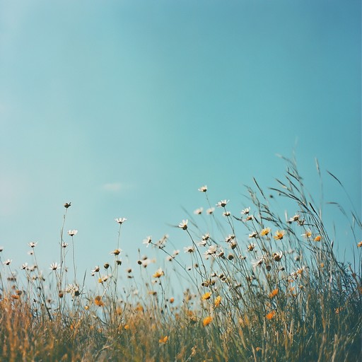 A bright and breezy instrumental combining indie folk elements with indie pop structures, harnessing acoustic guitars, chimes, and gentle percussive beats to evoke the lighthearted feeling of a sunny meadow. This track inspires pure joy, peaceful reflection, and a touch of whimsy as it meanders through playful melodies and harmonious textures.