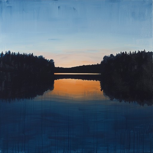 An enchanting blend of smooth synth waves and rhythmic beats, evoking the essence of a warm finnish summer twilight, with whispers of sultry melodies spreading through the cool air, inviting listeners to lose themselves in a serene musical landscape.