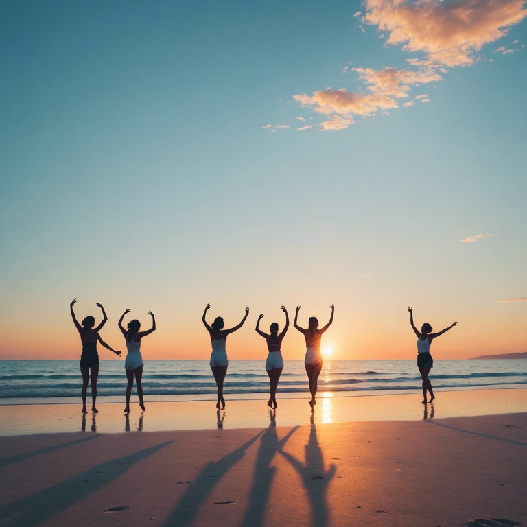 This composition captures the essence of a joyful, vibrant beach sunrise, expressed through the lively rhythms of rumba. It conveys the feeling of dancing on the sand as the first rays of sunshine warm the day, enhancing the uplifting and invigorating atmosphere of a perfect morning by the sea.