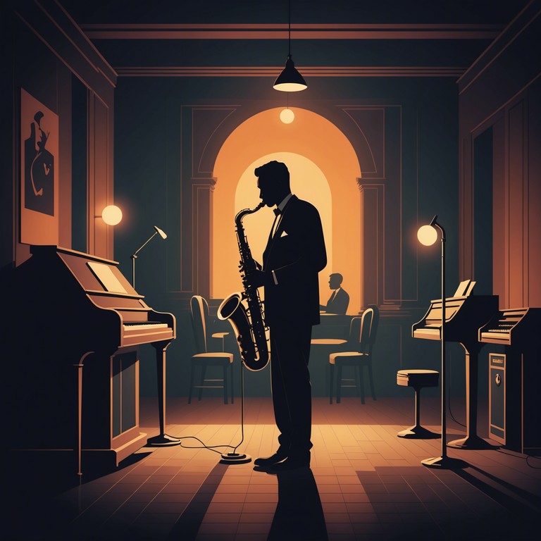 A haunting composition that merges the moody vibes of jazz with the deep, soulful tones of soul music. Intended to evoke the feeling of walking through a foggy, deserted alley late at night, the track features a suspenseful progression with occasional bursts of intense melody, capturing the essence of mystery and anticipation.