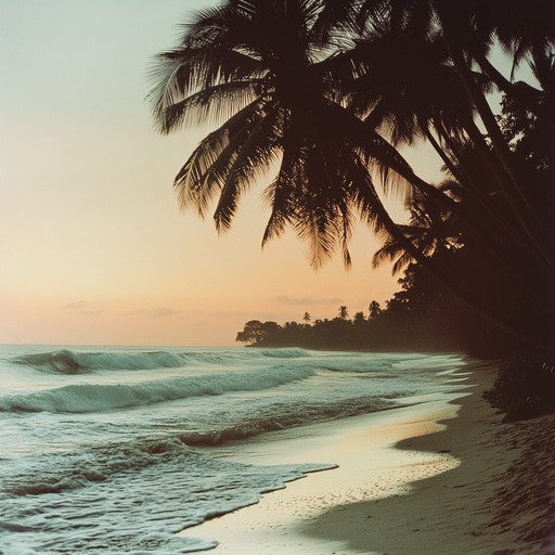 This track takes you back to a serene 1950s tropical beach, with gentle waves lapping the shore and a warm breeze rustling through palm trees. The soothing sounds of the marimba blend beautifully with a laid back rhythm, creating a perfect backdrop for reminiscing about sun soaked afternoons on distant shores. Ideal for relaxation and evoking a sense of timeless tranquility