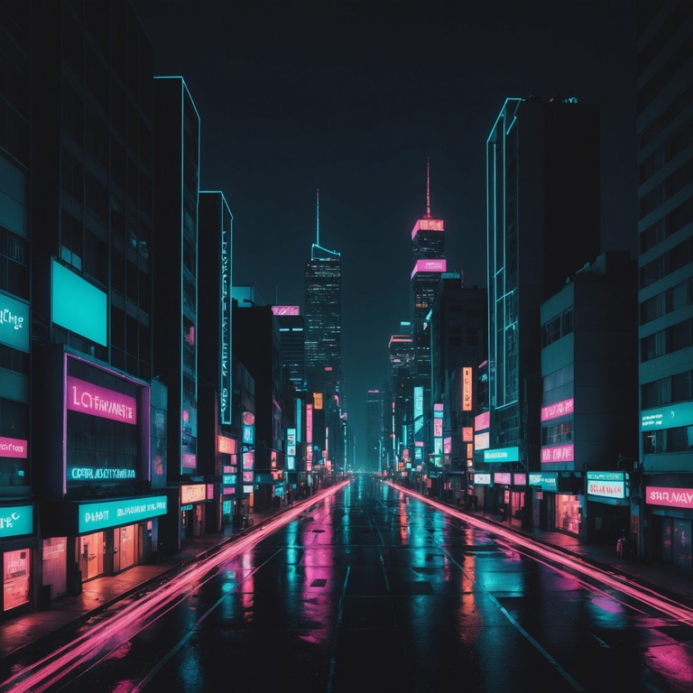 This track merges the exhilarating energy of dancepop with the dreamy aesthetics of synthwave, creating a sonic journey reminiscent of neon lit late night drives. The music features prominent synthesizers delivering both melodic and atmospheric layers, over a driving beat that's both kinetic and catchy.