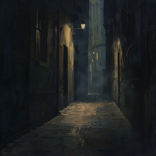 Imagine a suspenseful journey through shadowy alleys at midnight, where dark, thrilling beats interlace with eerie saxophone solos to create an atmosphere filled with tension and intrigue. The pulsating rhythm keeps you on edge while the jazzy undertones bring a sense of sophistication to the foreboding scene.