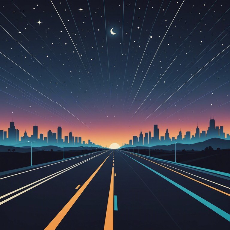 Immerse in the deep tones of blues rock as you drive through the illuminated, lively streets of the city at night. The track combines smooth guitar riffs with a strong backbeat, emphasizing the hustle and energy of urban life.