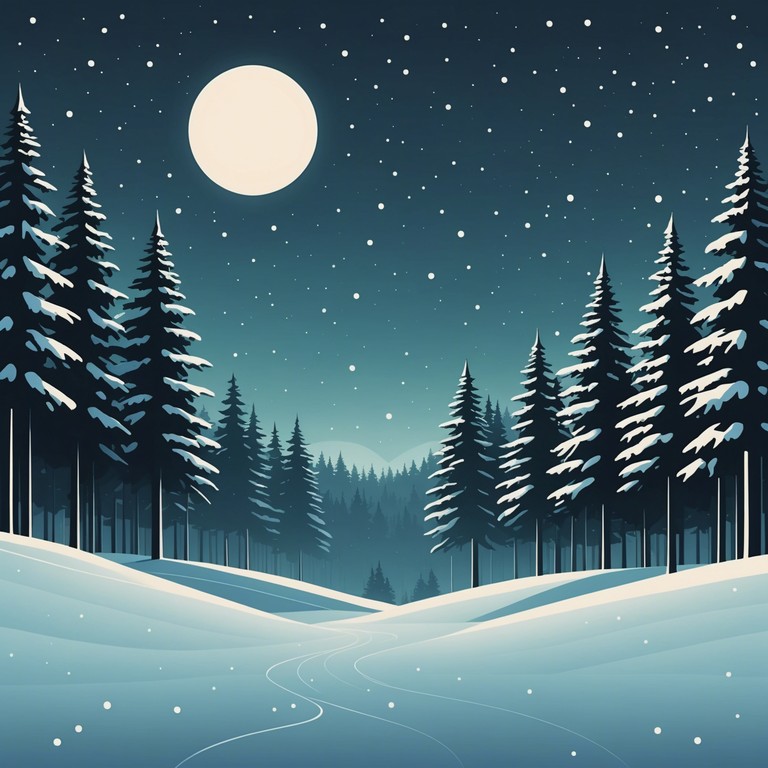 This instrumental track crafts a vivid soundscape that blends the mystical aura of winter with the warmth of holiday festivities. Perfect for evoking a sense of nostalgia and wonder, the music flows gently, mimicking the silent, serene descent of snowflakes in a moonlit evening. Emphasizing a magical journey through a winter wonderland, the composition uses delicate musical phrasing to paint an enchanting winter narrative.