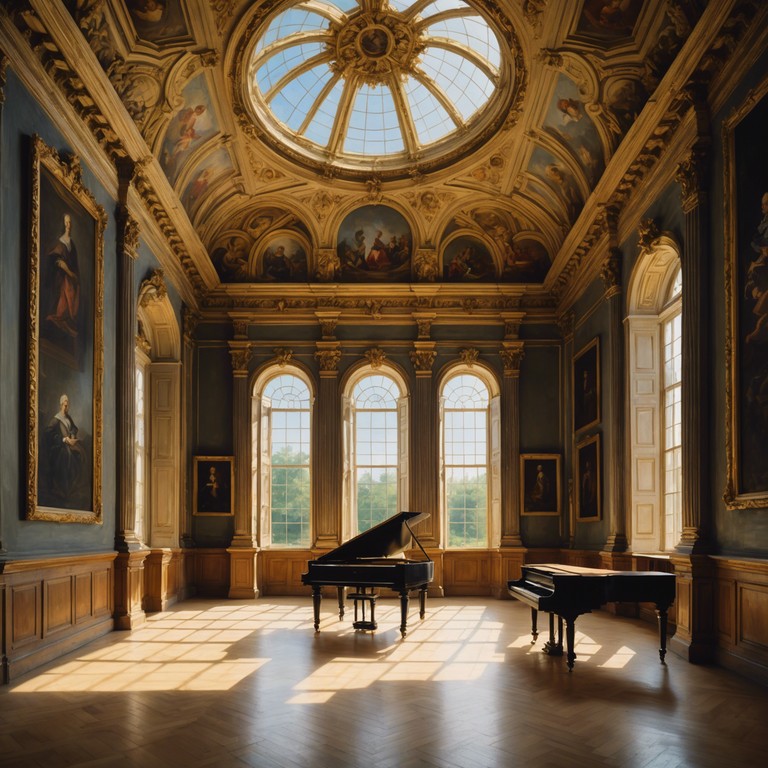 This composition melds the ornate complexity of baroque music with a nostalgic undertow, presenting listeners with a journey through time where classical artistry meets the longing for the past. The intricate melodic lines invite a contemplative mood, rich in both harmony and emotion, perfect for reflecting on history's grandeur.