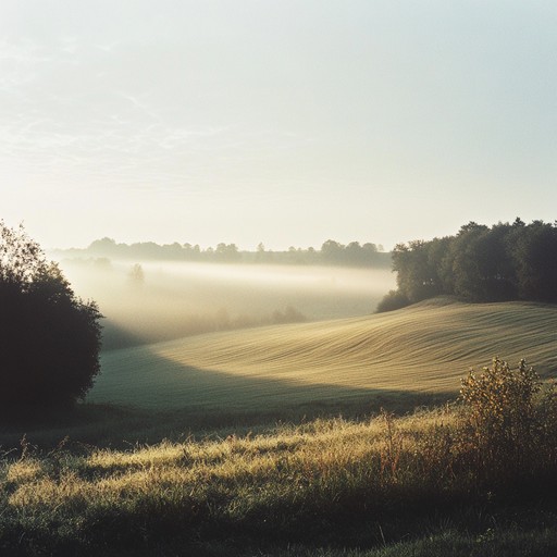 A serene instrumental piece that captures the essence of early dawn. The music floats like a gentle breeze through morning mist, engaging listeners in deep introspection. Soft strings weave through ambient sounds, creating a blissful escape that encourages reflection and calm.