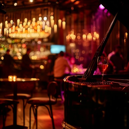 Imagine a bustling 1950s cocktail lounge where jazz meets playfulness. The saxophone takes center stage, weaving through melodious, flirtatious lines with a mischievous rhythm section, creating an ambiance that is both sophisticated and fun.