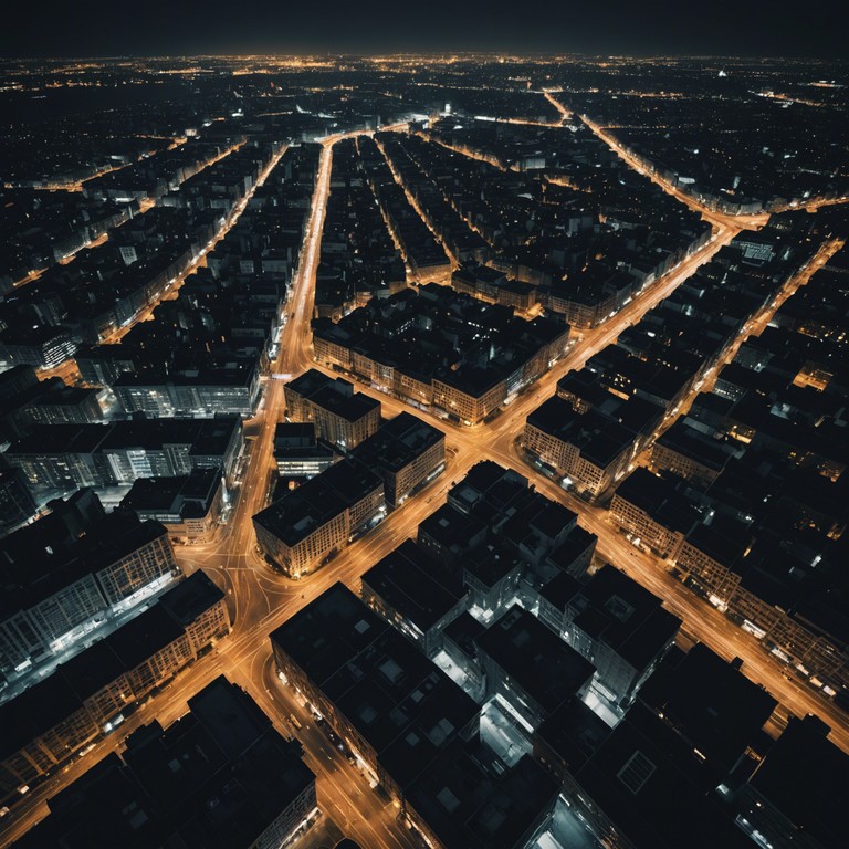 Imagine being alone in a sprawling urban landscape where the only company is the whispering corners of dimly lit streets and the occasional flickering of neon lights. The synthesizer crafts an atmosphere thick with suspense and foreboding, perfect for a solitary walk through the city's heart.