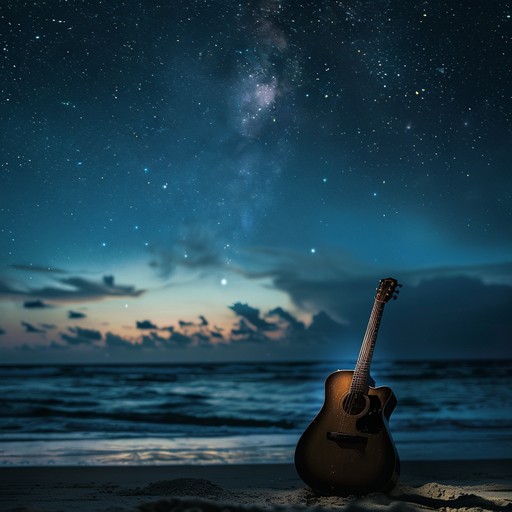 This track captures the essence of a warm summer night, filled with enchanting euphoria and uplifting rhythms. The gentle strumming of an acoustic guitar, accompanied by vibrant beats, creates an inviting atmosphere that radiates warmth and joy. Lyrics reflect a celebration of summer's bliss, evoking images of beach bonfires and carefree dance under the moonlit sky.