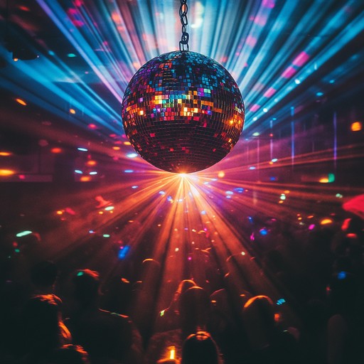 Experience an electrifying night of disco with pulsating beats, rhythmic basslines, and shimmering synths that will transport you to an era of glitter balls and neon lights. Perfect for a night of dancing and fun.