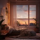 warm, peaceful strumming for a calming bedtime atmosphere