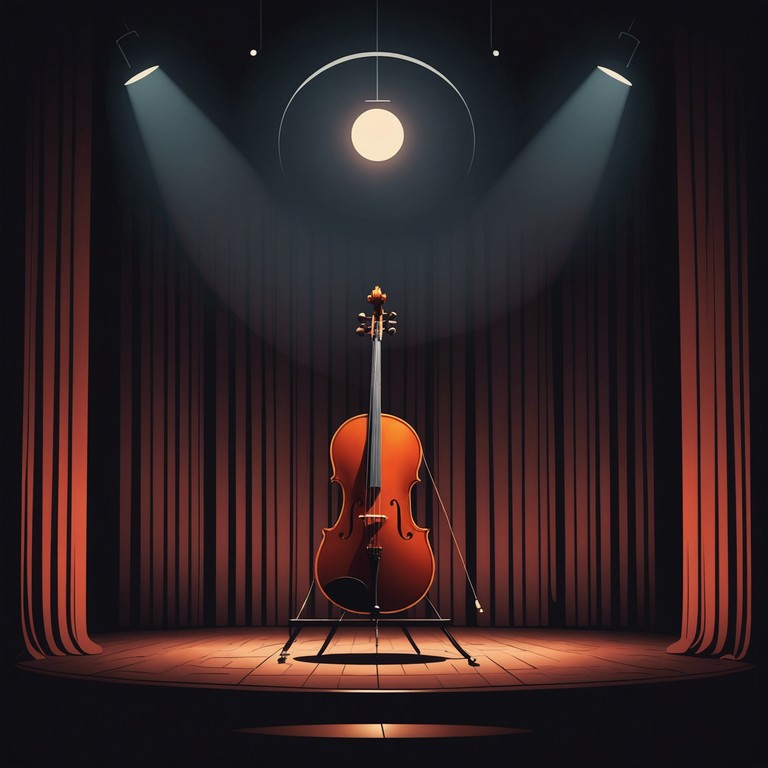 A haunting piece where the deep timbre of a lone cello intertwines with subtle, unsettling cabaret undertones, crafting an eerie atmosphere reminiscent of a deserted 1920s theater. This sinister melody ebbs and flows, building tension and releasing it as though telling a tale of whispered secrets in the dead of night.