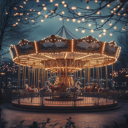 Picture a whimsical carnival where magic and dreams intertwine. This instrumental waltz features gentle glockenspiel, soft strings, and a flowing piano melody, creating an enchanting atmosphere that invites listeners into a serene, nostalgic experience.