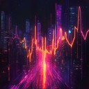 experience pulsating synths in a futuristic neon city dream