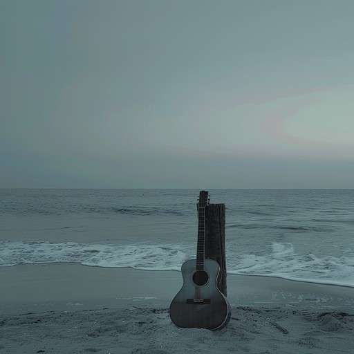 This track invites listeners into a serene evening ambiance with its gentle guitar melodies and melancholic undertones. Perfect for introspective moments, the music offers a calm yet emotional retreat, allowing for deep reflection and peaceful solitude.