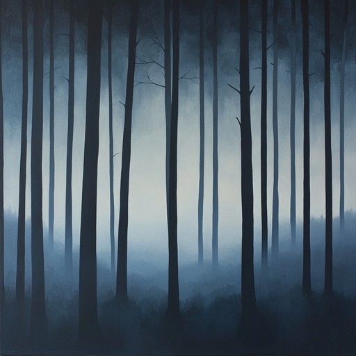 A dark and airy composition that evokes mystery and ancient secrets, where the sounds of ethereal synthesizers blend with distant echoes and whispers. The intertwining melodies create an unsettling atmosphere that transports the listener to a realm of spectral beauty and unseen presences.