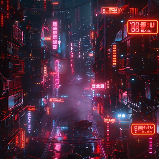A sinister and futuristic electropop track filled with dark, brooding beats and menacing synths. The pulsating rhythms and eerie electronic textures make it perfect for setting an ominous, cyberpunk atmosphere.