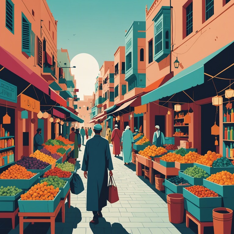 Imagine basking in the warm sun of marrakech, surrounded by the energy of bustling markets and historic beauty. This track combines traditional moroccan rhythms with a modern twist, evoking a sense of joy and cultural celebration.