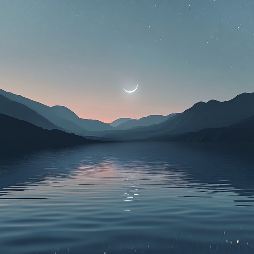 A serene and calming instrumental piece with ethereal harp melodies and ambient textures, perfect for inducing a peaceful and contemplative state before sleep.