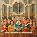 euphoric gospel instrumentation bringing together organ and choir