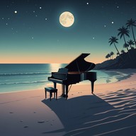 soft beats under moonlit shadows