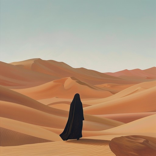 A mystical journey through the sandy landscapes of the sahara, infused with ancient melodies and a modern touch. The music evokes the vast, mysterious atmosphere of the desert, blending traditional sounds with ambient influences to create a deep, enriching auditory experience.